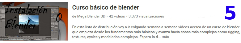 curso del software libre blender en youtube