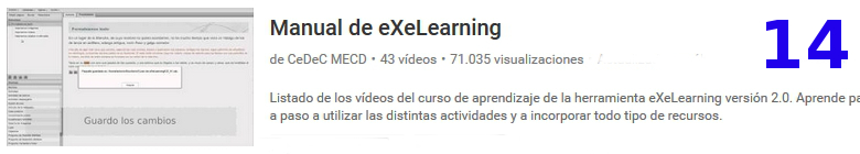 curso del software libre exelearning en youtube