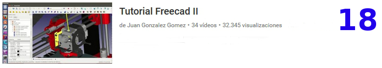 curso del software libre Freecad en youtube