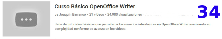 curso de openoffice writer en youtube