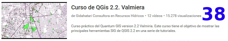 curso deL software libre QGIS en youtube