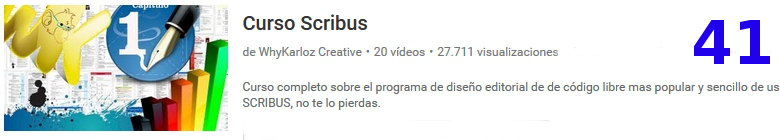 curso del software libre scribus en youtube